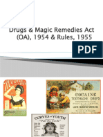 06-10-21 - Drugs & Magic Remedies Act (OA)