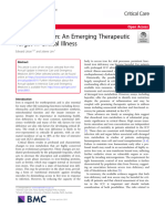 Iron Metabolism: An Emerging Therapeutic Target in Critical Illness