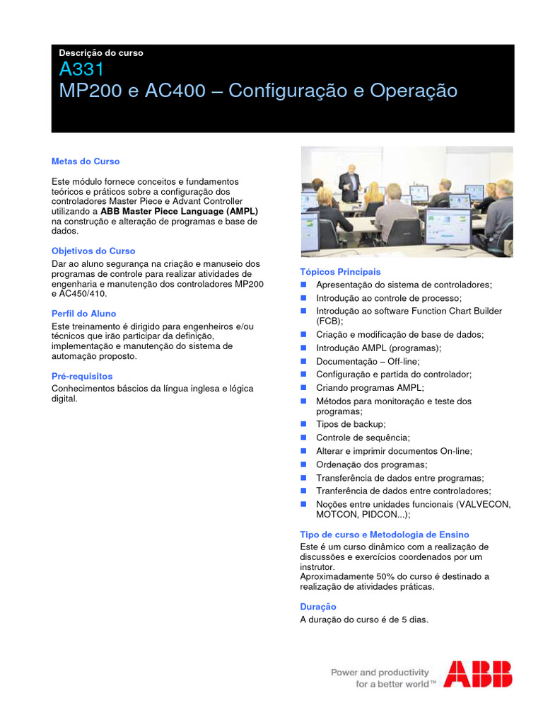 Curso de Configuração MP200 e AC400 | PDF | Engenharia | Engenharia de ...