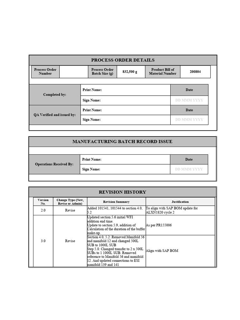 Preparation of Buffer 50 (1M Sodium Hydroxide) in The Biologics AAMF