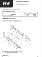 Corvette C5 - 2004 Service Manual - Axle Shafts - Rear