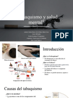 Tabaquismo y Salud Mental