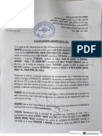 Acta Declaración Juramentada 