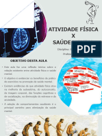 Atividade Física X Saúde Mental