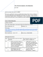 Culminating Note-Taking Sheets Template