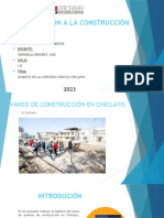 Avance de Construccion en Chiclayo