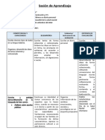 Sesión de Aprendizaje Lunes 26