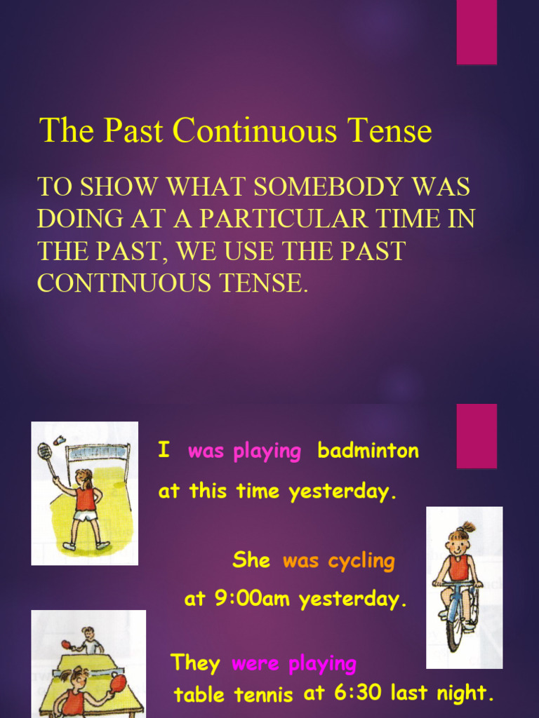 Past Continuous | PDF