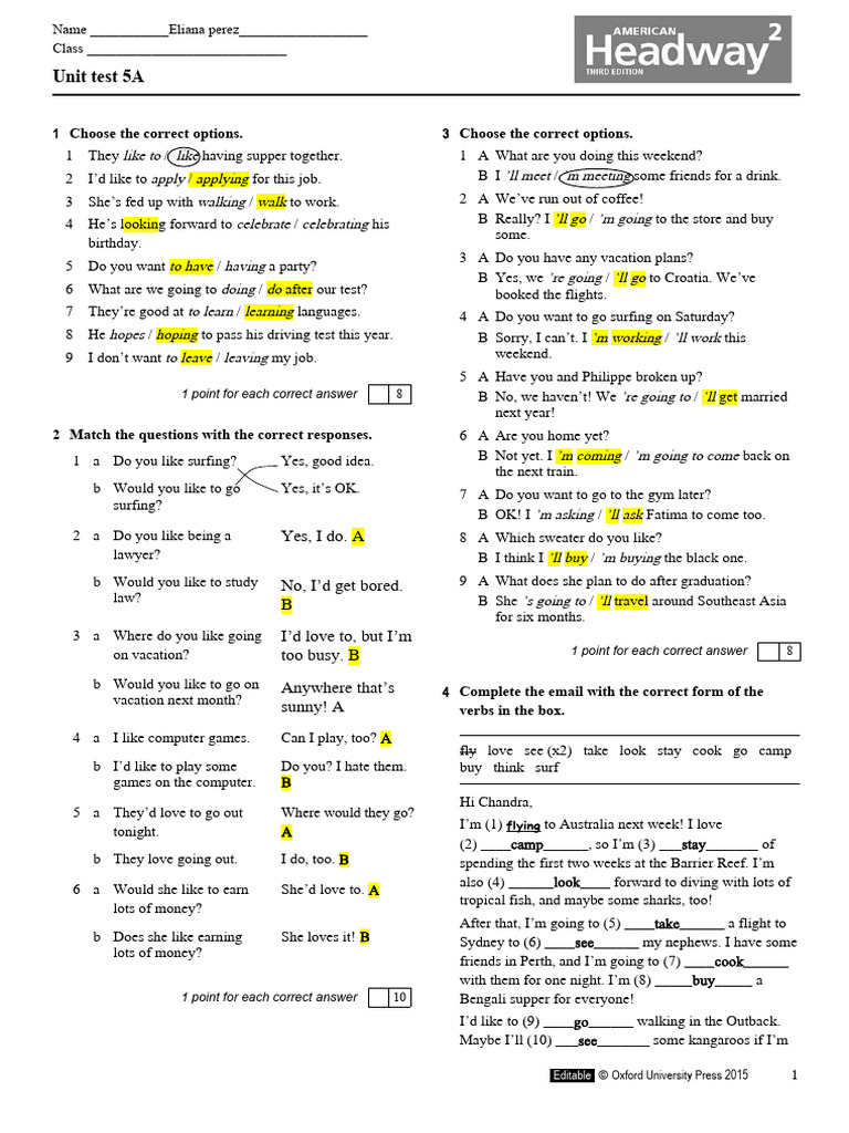 AHW3e - Level 2 - Unit Test 5a | PDF
