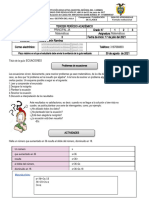 Plazo Máximo en El Que El Estudiante Debe Enviar La Evidencia de La Guía Realizada