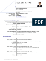 Curriculum Vitae Yhon David Marquez Sangay