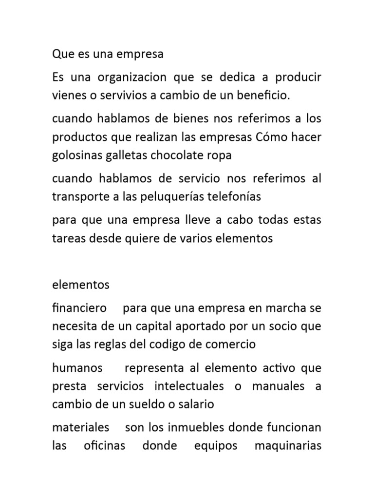 Que es una empresa pdf business sociedad