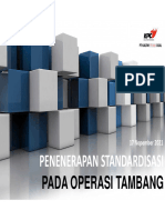 1 Penerapan Standardisasi Dalam Operasi Tambang 17 Nov