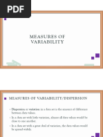 Measures of Variability and Position