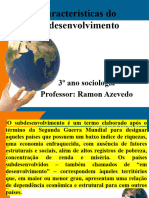 Características Do Subdesenvolvimento - 3º Ano-1