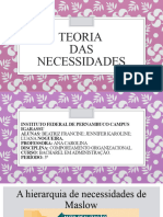 Teoria Das Necessidades