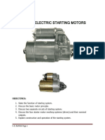 Electric Vehicle Starting Motors