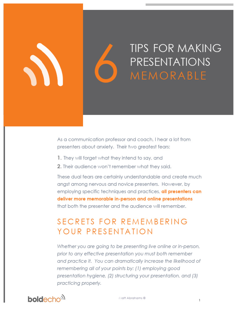 HOW TO MAKE A PRESENTATION A GUIDE FOR MEMORABLE PRESENTATIONS visual data 2