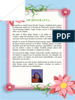 Mi Biografía Planificación II