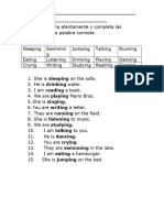 Listening Practice - Present Continuous