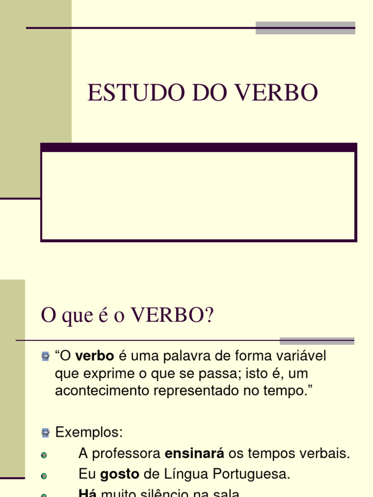 Tempos verbais - Língua Portuguesa Enem