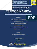 Glosario de Termodinámica