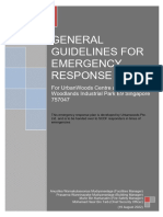General Guidelines For Emergency Response Plan