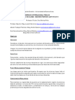 Derecho Internacional Público - Programa & Cronograma - Comision 9230-9231 (2do 2014)