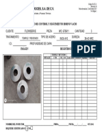 Termproces, S.A. de C.V.: Registro de Control Y Seguimiento Horno Vacio