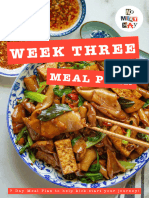 Week Three Meal Plan