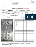 Termproces, S.A. de C.V.: Registro de Control Y Seguimiento Horno Vacio