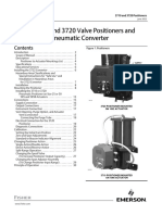 Instruction Manual Fisher 3710 3720 Valve Positioners 3722 Electro Pneumatic Converter en 124116