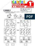 Sumar y Restar para Primer Grado de Primaria