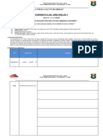 EDA 3 Trabajemos en Equipo Por Una Cultura Ambiental Sostenible 2DO y 3RO. EPT