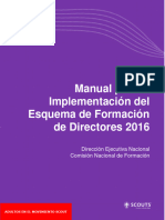Manual Del Esquema de Formacion de Directores 2016