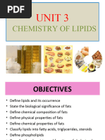 Biochemistry - Chemistry of Lipids