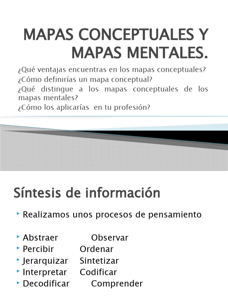 Mapas Conceptuales y Mentales: Guía Práctica | PDF | Procesos mentales ...