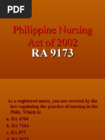 Philippine Nursing Act of 2002 (Revised)