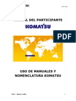 Uso de Manuales y Nomenclatura Komatsu