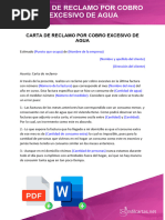 Reclamo colectivo por falta de agua | PDF | Agua | Agua potable
