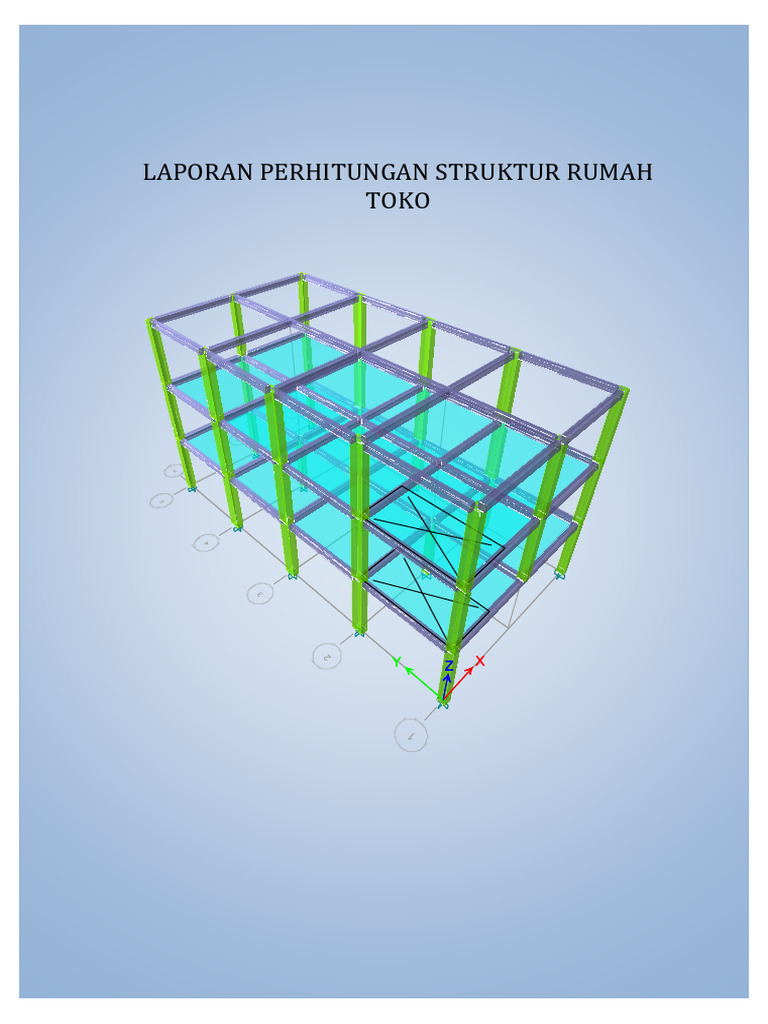 Perhitungan Struktur Ruko 3 Lantai | PDF