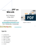 BGP Vs OSPF On Mikrotik