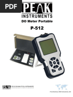 P512 DO Meter Portable Brochure