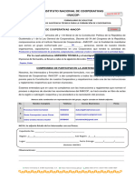 Formulario INACOP 001 at Solicitud de Asistencia Formacion Cooperativa Editado