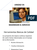 Unidad Vii Maximizar El Servicio