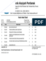 Kartu Hasil Studi