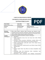 Fakultas Ekonomi Dan Bisnis Universitas Muhammadiyah Metro Kontrak Perkuliahan