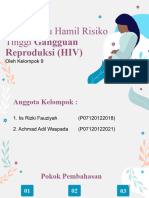 Askep Ibu Hamil Resiko Tinggi Gangguan Reproduksi (HIV) Kelompok 9-1