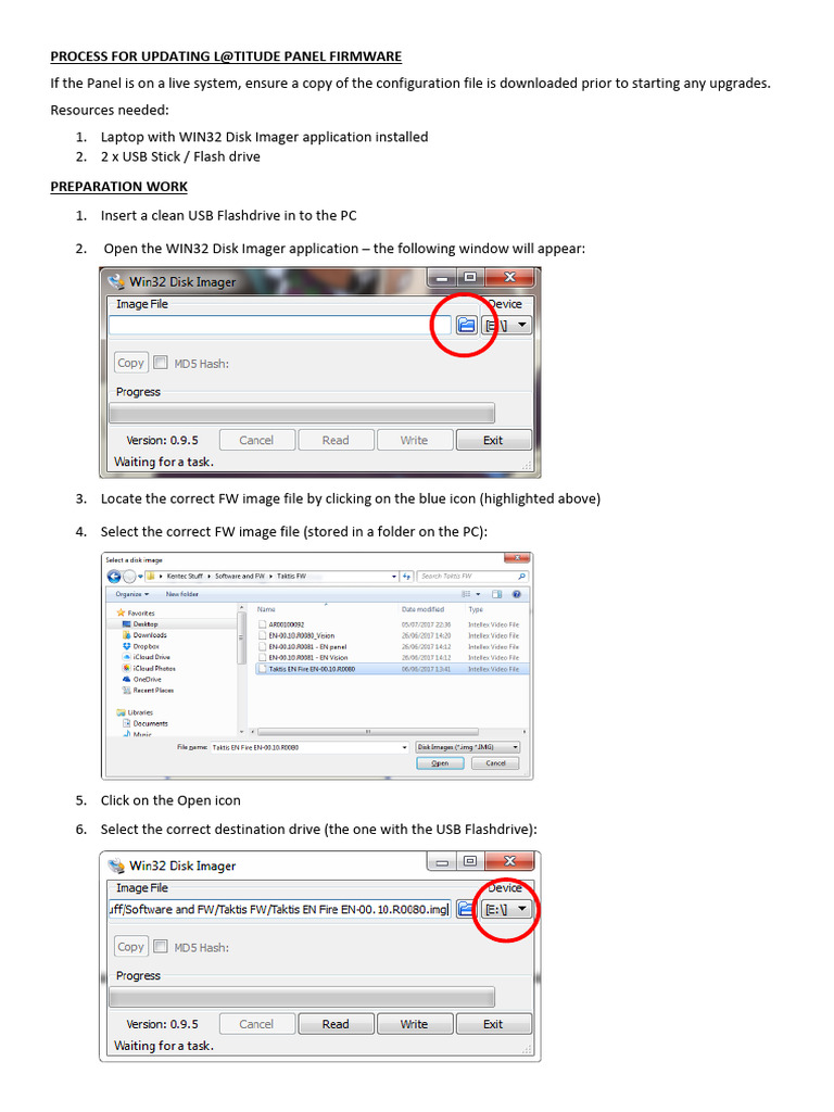 L@titude Panel Firmware Update Guide | PDF | Usb Flash Drive | Booting