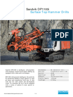Sandvik DP1100i: Surface Top Hammer Drills